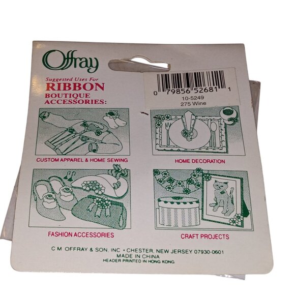 🎯 Vintage Offray Miniature Bows with Flowers for Crafting - Picture 3 of 8